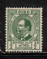 IRELAND Scott # 124 MH - Dr Douglas Hyde - Ongebruikt