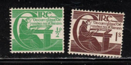 IRELAND Scott # 128-9 Unused NO GUM - Br Michael O'Clery - Nuevos