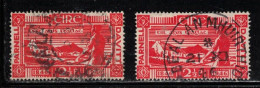 IRELAND Scott # 133 Used X 2 - Plowman - Used Stamps