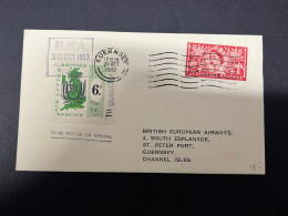7-12-2023 (3 W 34) UK - B.E.A Air Letter Service (1953) - Other (Air)