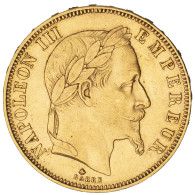 Second-Empire- 50 Francs Napoléon III Tête Laurée 1862 Paris - 50 Francs (oro)