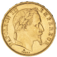 Second-Empire- 50 Francs Napoléon III Tête Laurée 1862 Paris - 50 Francs (gold)