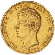 Royaume De Sardaigne-100 Lire Charles-Albert 1834 Gênes - Piamonte-Sardaigne-Savoie Italiana