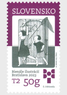 Slovakia 2023 The Biennial Of Illustrations Bratislava Stamp 1v MNH - Ongebruikt