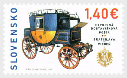 Slovakia 2023 The 200th Anniversary Of Regular Express Stagecoach Mail Deliveries From Bratislava To Vienna Stamp 1v MNH - Ungebraucht