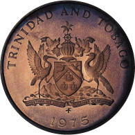 Trinité-et-Tobago, 5 Cents, 1975, Proof, SPL+, Bronze, KM:26 - Trinidad Y Tobago