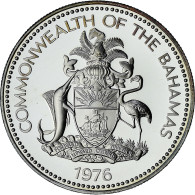 Bahamas, Elizabeth II, Dollar, 1976, Proof, SPL+, Argent, KM:65a - Bahamas