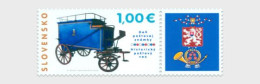 Slovakia 2022 Historical Mail Waggon Stamp 1v With Tab MNH - Nuovi