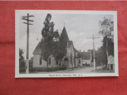 Baptist Church. Newcastle.  New Brunswick      Ref 6266 - Altri & Non Classificati