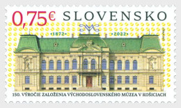 Slovakia 2022 The 150th Anniversary Of The Foundation Of The Eastern Slovak Museum In Kosice Stamp 1v MNH - Nuevos