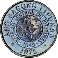 Philippines, 25 Sentimos, 1975, Proof, FDC, Du Cupronickel, KM:208 - Filipinas