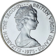 Îles Vierges Britanniques, Elizabeth II, Dollar, 1975, Proof, FDC, Du - British Virgin Islands