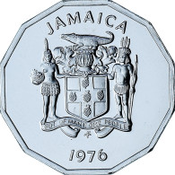 Jamaïque, Cent, 1976, Franklin Mint, Proof, FDC, Aluminium, KM:68 - Giamaica