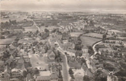 LA FRANCE VUE DU CIEL MONTMARTIN SUR MER LE BOURG ET LA PLAGE VUE AERIENNE 1957 CPSM 9X14 TBE - Montmartin Sur Mer