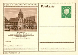 43100279 Alsfeld Marktplatz Rathaus Fachwerkhaus Serie Lernt Deutschland Kennen  - Alsfeld