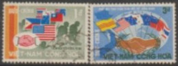 1968 SOUTH VIETNAM  STAMPS On Thanks For International Aid/	Flags/National Flags - Viêt-Nam