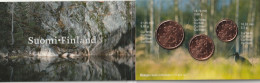 FINLAND 2011 COINCARD 1,2,5 CT / FINLANDE 2011 CARTE PIECE 1,2,5 CT / SUOMI FINLAND 2011 COINCARD 1,2,5 CT - Finland