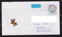 Finnland Finland 2020 Christmas Stationery Envelope OULU X CHAM Germany - Covers & Documents