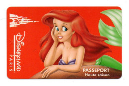 Passeport Disney Disneyland  PARIS France Card  (F 116) - Passaporti  Disney