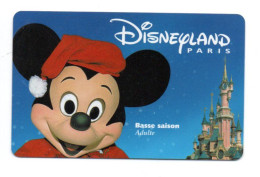 Passeport Disney Disneyland  PARIS France Card  (F 119) - Disney Passports