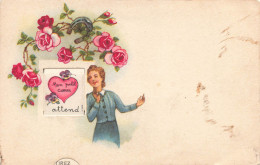 ILLUSTRATEUR - Mon Petit Cœur Attend - Colorisé - Carte Postale Ancienne - Sonstige & Ohne Zuordnung
