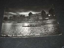 TORINO 1955 - FIUME PO E CASTELLO DEL VALENTINO BN VG      DATE UN'OCCHIATA!!! - Castello Del Valentino