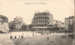 FRANCE - Béziers - Place De La République - Carte Postale Ancienne - Beziers