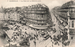 FRANCE - Marseille - La Rue De La République - Carte Postale Ancienne - Unclassified