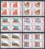 322 ROUMANIE 1996 - Y&T 4301 A/F Bloc De 4 - Sport JO Atlanta Divers Disciplines - Neuf ** (MNH) Sans Charniere - Nuevos