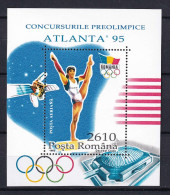 322 ROUMANIE 1996 - Y&T BF 240 A - Sport JO Atlanta Gymnastique Stade Satellite - Neuf ** (MNH) Sans Charniere - Ongebruikt