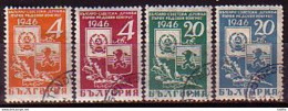 BULGARIA - 1946 - Fetes De L'amitie Soveto-bulgare - 4v - Yv 474/76 -  (O) - Gebruikt