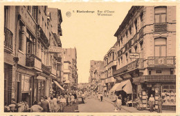 BELGIQUE - Blankenberghe - Rue D'Ouest - Albert - Animé - Carte Postale - Blankenberge