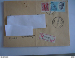 België Belgique Brief Lettre Recommandé Velghe 1990 Tongeren 1 2e Afdeling - Antwerpen - Briefe U. Dokumente