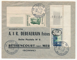 FRANCE => Env Affr. Composé 8F Pétrarque + 12F Beclere, Paris Tri Et Distribution N°1 - 1958 - Brieven En Documenten