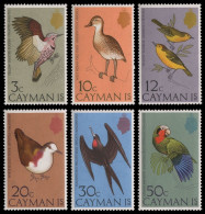 Kaiman-Inseln 1975 - Mi-Nr. 350-355 ** - MNH - Vögel / Birds - Cayman Islands