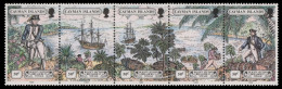 Kaiman-Inseln 1989 - Mi-Nr. 618-622 ** - MNH - Schiffe / Ships - Cayman Islands