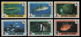 Kaiman-Inseln 1979 - Mi-Nr. 424-429 ** - MNH - Fische / Fish - Cayman Islands