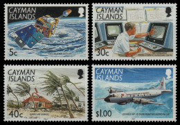 Kaiman-Inseln 1991 - Mi-Nr. 642-645 ** - MNH - Hurrikan-Warndienst - Cayman Islands