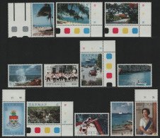 Kaiman-Inseln 1991 - Mi-Nr. 650-661 ** - MNH - Freimarken / Definitives - Cayman Islands