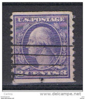 U.S.A.:  1908/09  G. WASHINGTON  -  3 C. USED  STAMP  -  D. 10  VERTICAL  -  YV/TELL. 169 - Rollen