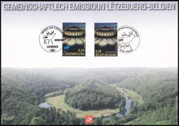 2579° CS/HK - Émission Commune Avec Le Luxembourg / Gemeenschappelijke Uitgifte Met Luxemburg - Souvenir Cards - Joint Issues [HK]