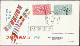 Europa CEPT 1962 Irlande - Ireland - Irland FDC3 Y&T N°155 à 156 - Michel N°155 à 156 - 1962