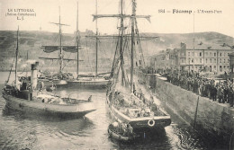 FRANCE - Fécamp - Vue Sur L'avant-port - Animé - Carte Postale Ancienne - Fécamp