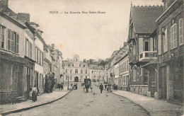 POIX : LA GRANDE RUE SAINT DENIS - Poix-de-Picardie