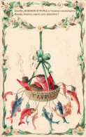 FÊTES ET VOEUX - 1er Avril - Souffle Poisson D'avril à L'humeur Mensongère... - Colorisé - Carte Postale Ancienne - 1 April (aprilvis)