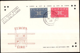 Irlande - Ireland - Irland FDC6 1963 Y&T N°159 à 160 - Michel N°159 à 160 - EUROPA - FDC