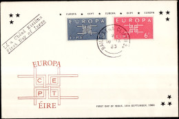 Europa CEPT 1963 Irlande - Ireland - Irland FDC6 Y&T N°159 à 160 - Michel N°159 à 160 - 1963