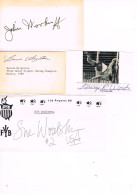 JEUX OLYMPIQUES - AUTOGRAPHES DE MEDAILLES OLYMPIQUES - CONCURRENTS DES ETATS-UNIS  - - Handtekening