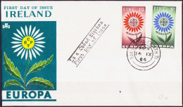 Irlande - Ireland - Irland FDC3 1964 Y&T N°167 à 168 - Michel N°167 à 168 - EUROPA - FDC
