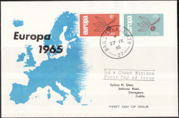 Europa CEPT 1965 Irlande - Ireland - Irland FDC2 Y&T N°175 à 176 - Michel N°176 à 177 - 1965